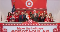 Target - On the ring at the New York Stock Exchange on black Friday